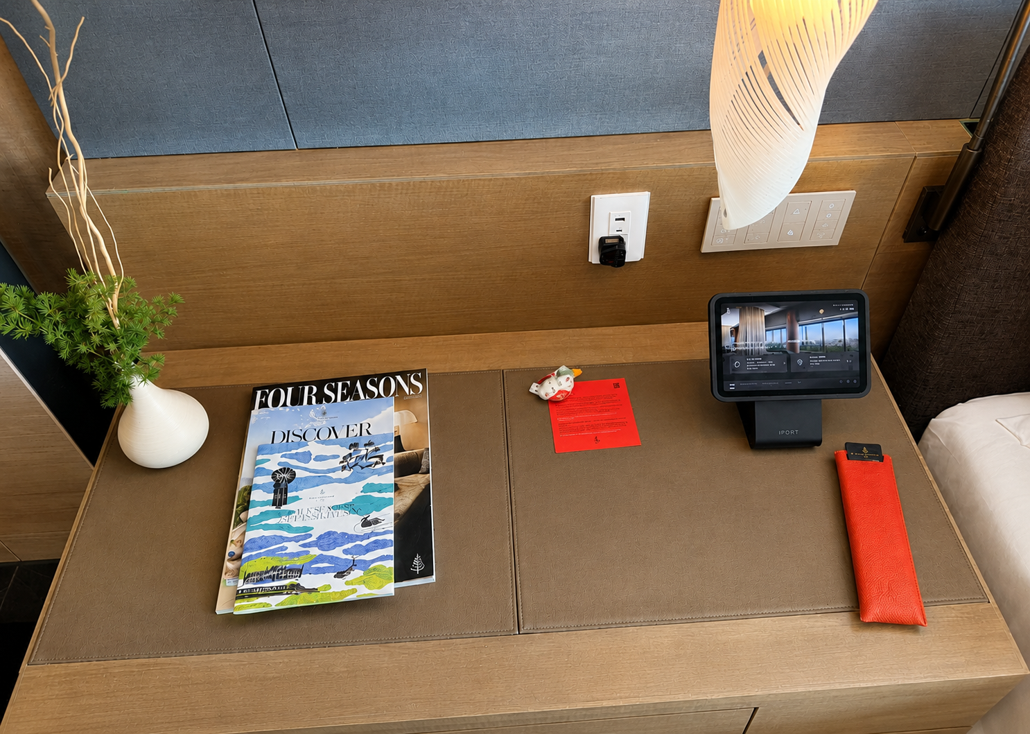 Four Seasons in-room tablet and room controls