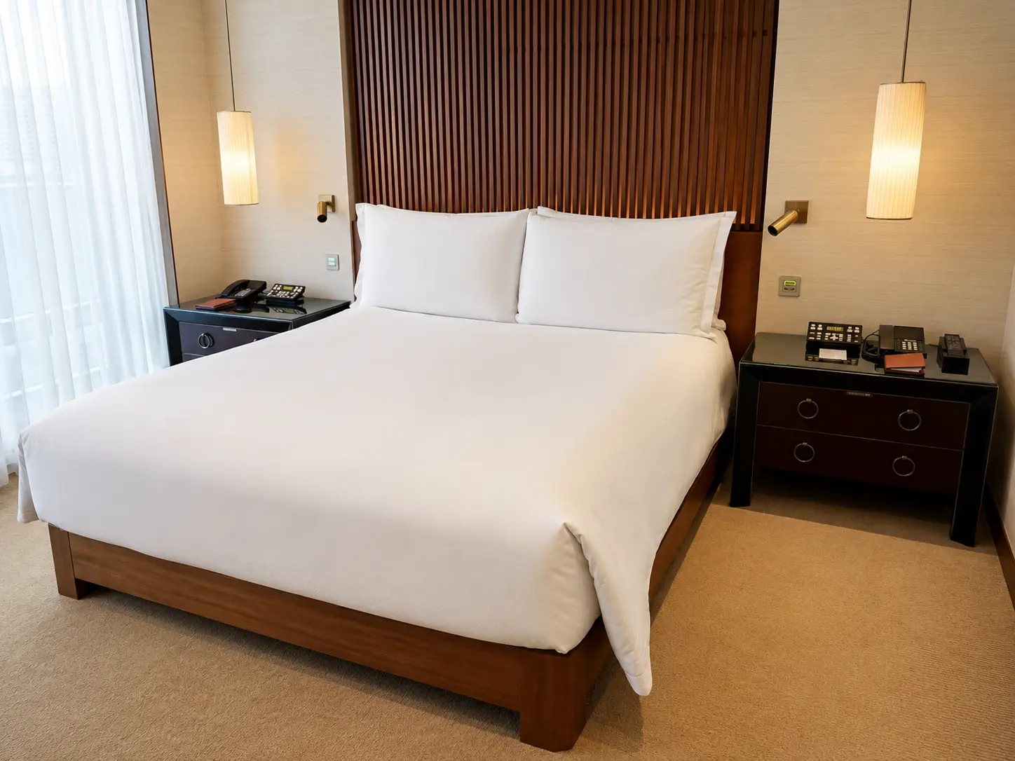 Premier Room king bed at The Peninsula Tokyo in Ginza