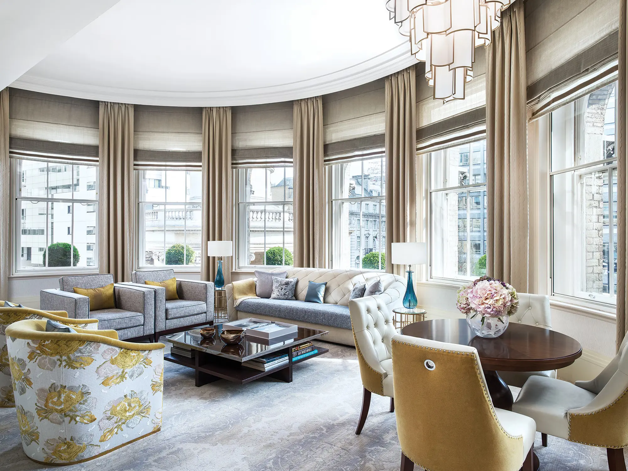The Langham London luxury suite, available with COUTURE by Langham hotel credits through Clements Travel