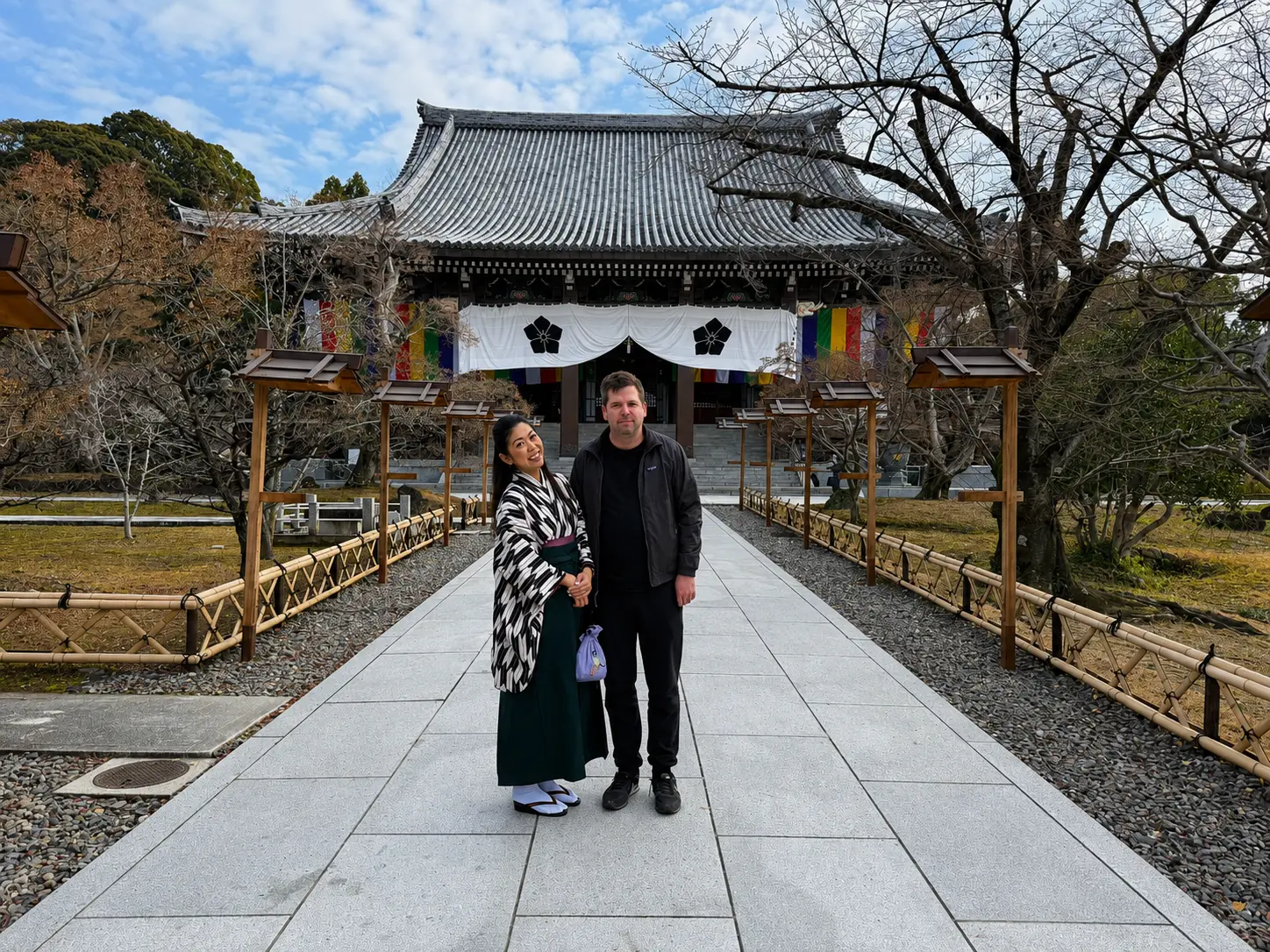 Chishakuin Temple Garden in Kyoto, visited during a cultural experience from Four Seasons Hotel Kyoto.