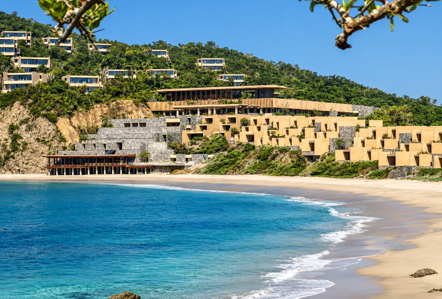 Four Seasons Resort Tamarindo overlooking the beach on Mexico’s Costalegre