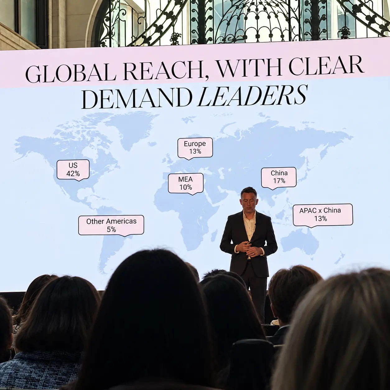 Clements Travel attending the Four Seasons Preferred Partner Top 60 event with a presentation on global luxury travel demand.