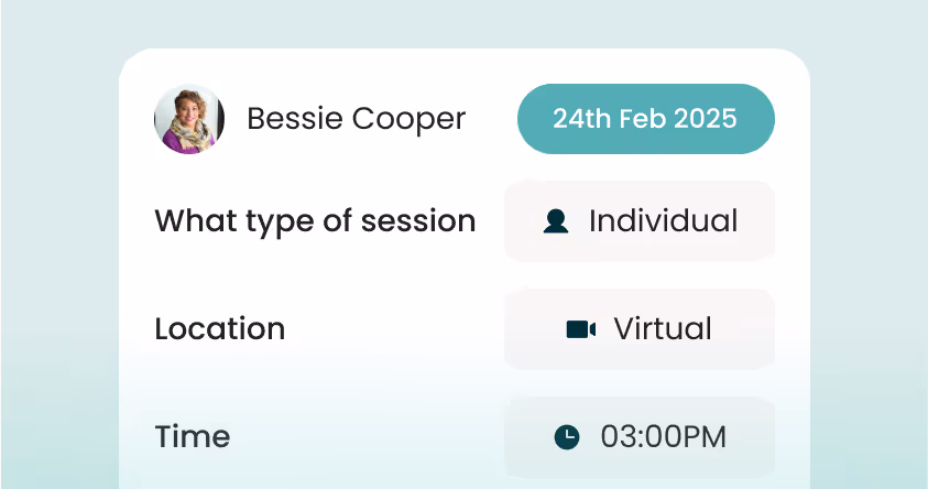 A screen shot of a chat message with a person on it.