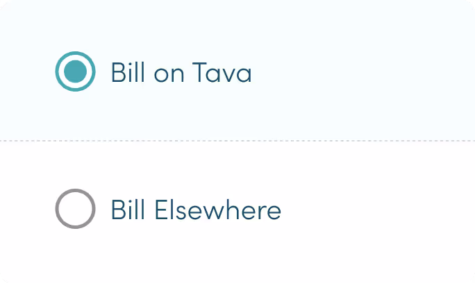 Bill on tava and bill elsewhere logos.