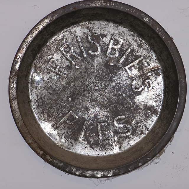 Image of empty Frisbie Pie Tin
