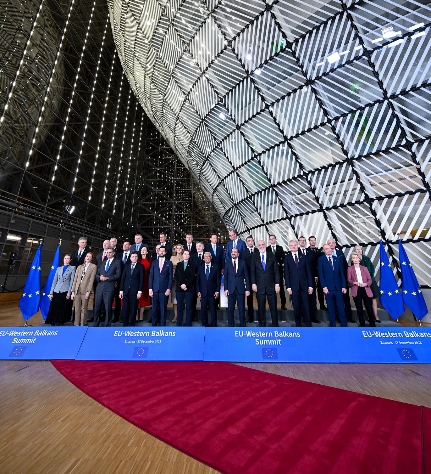 Family photo from a prior EU-Western Balkans Summit
