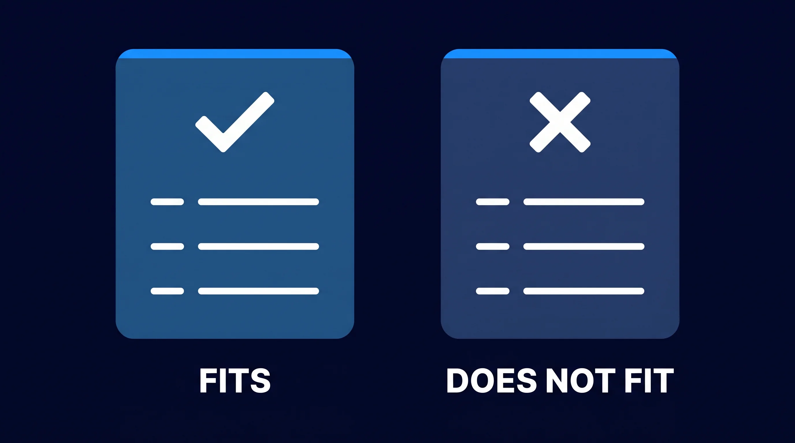 Go and no-go criteria for agentic AI implementation: two columns with conditions