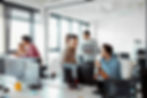 Employees working with different roles and work styles, reflecting personalization in the modern workplace