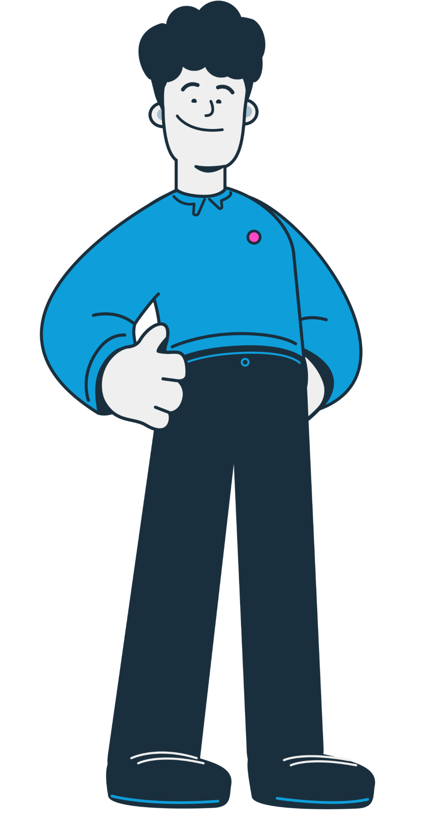 An illustration of a man for GoGift