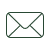 Ikon av ett kuvert som symboliserar e-post.