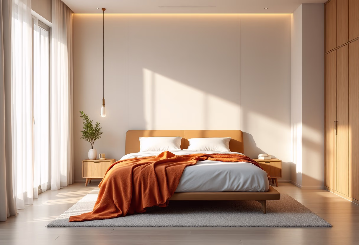 image of fully decorated bedroom