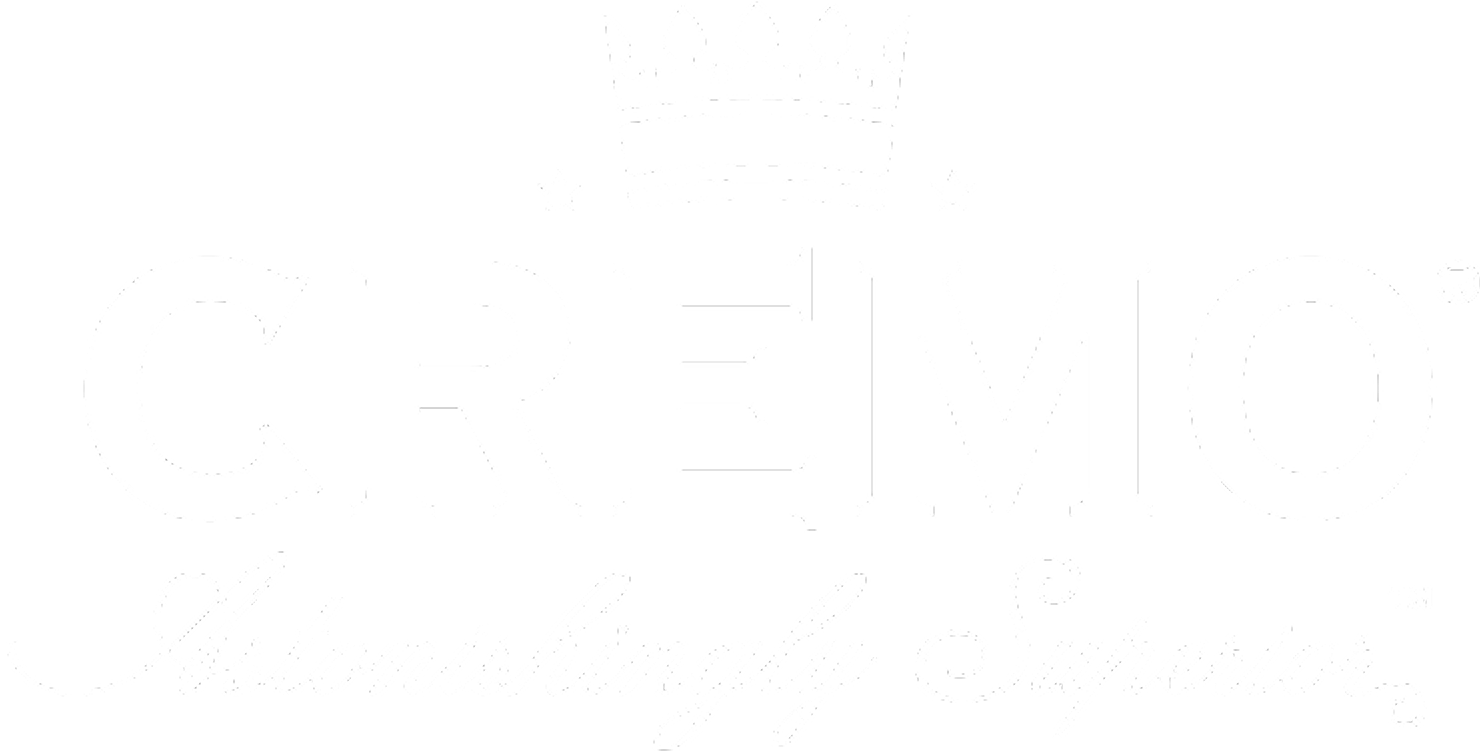 CREMO logo with a crown above and the slogan Astonishingly Superior below.