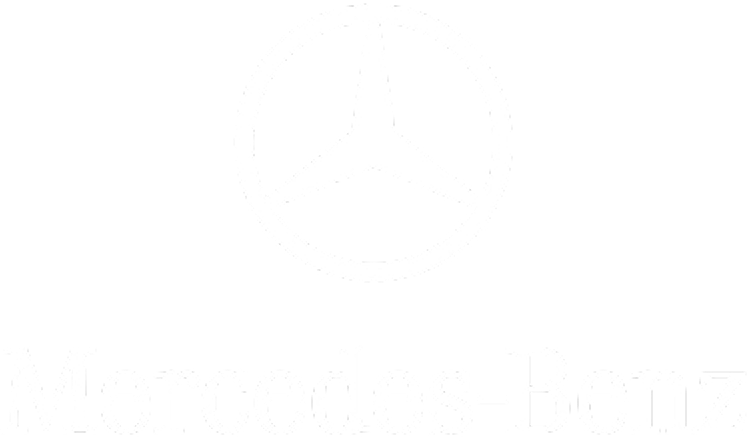 Mercedes-Benz logo with a three-pointed star inside a circle above the brand name.