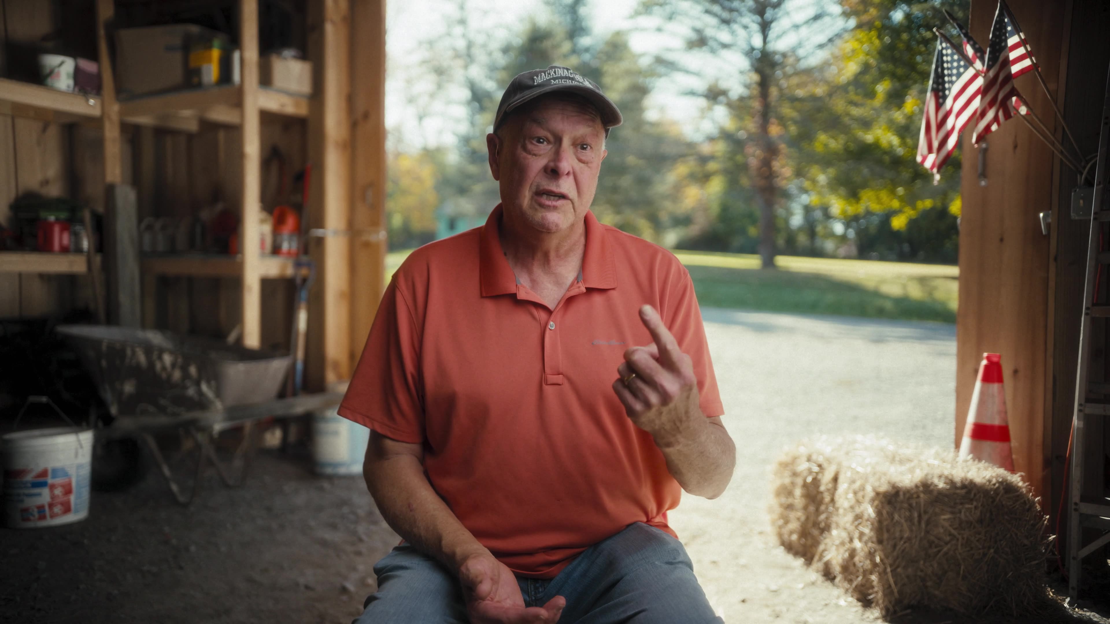 An interview filmed in Pennsylvania for The Adventure Begins