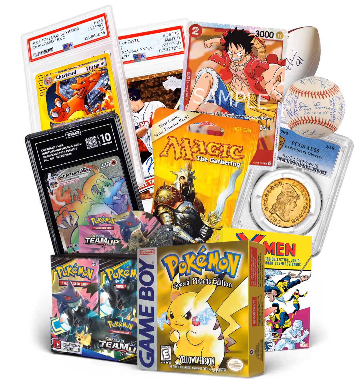 Collectibles collage