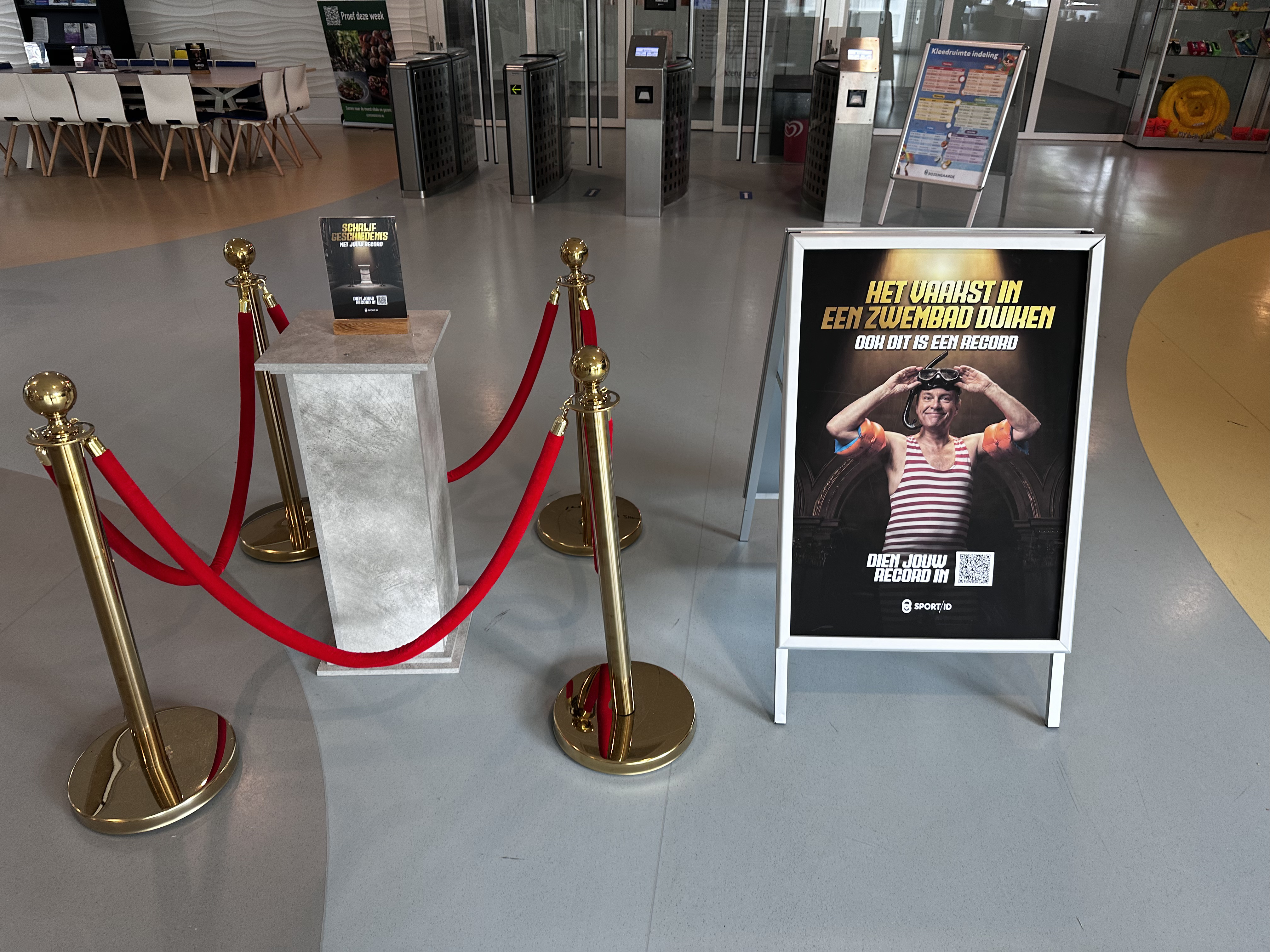 Posters en promotiemateriaal voor het Sport-ID Book of Records in Doetinchem