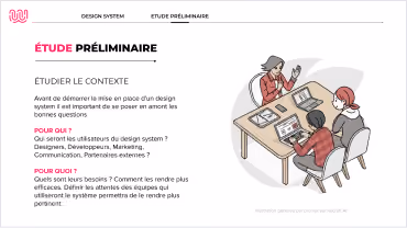Une des slides du support pédagogique sur l'etude péliminaire - Cliquez pour visualiser en plein écran