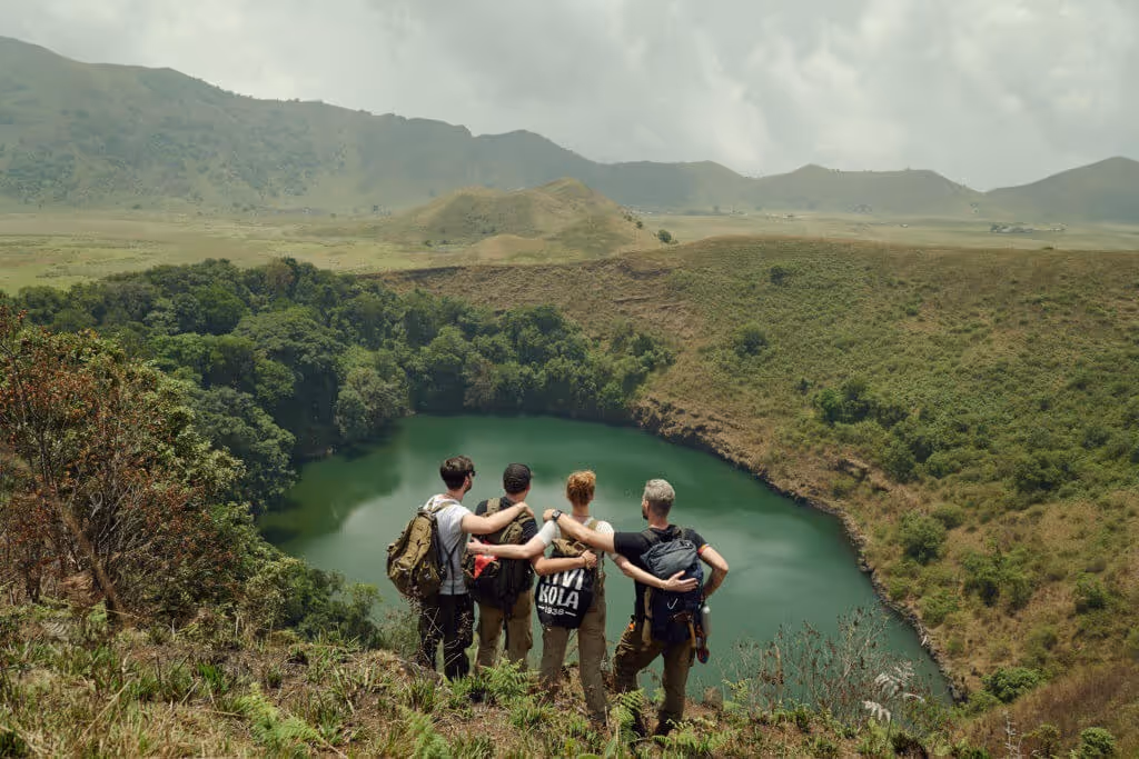 Gefahrenzone im Kratergrat auf 2'000 m. ü. M.
