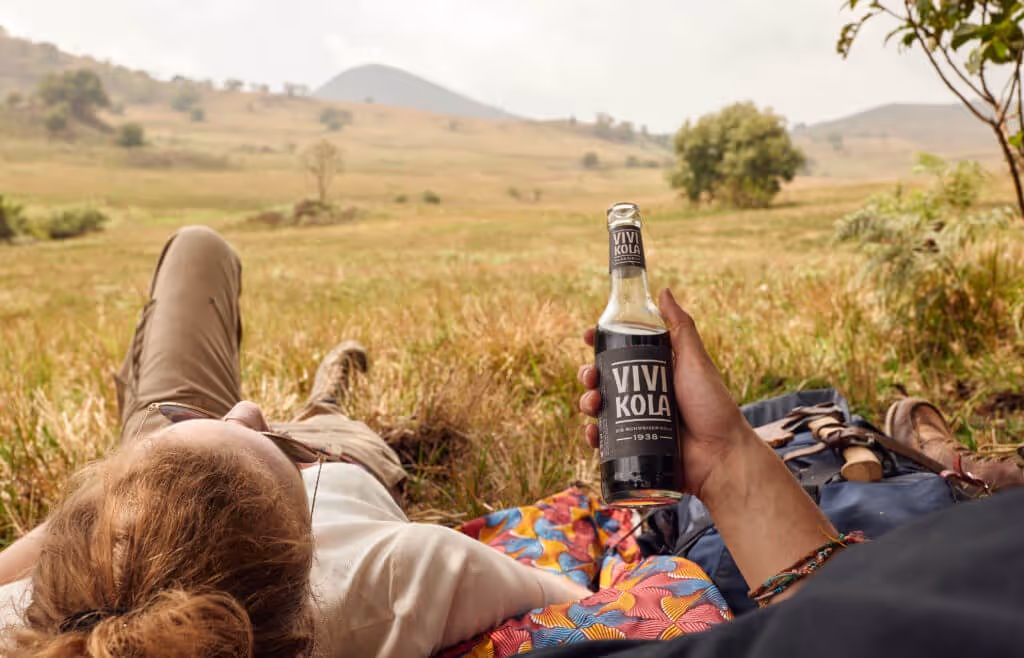 Die wunderschöne Steppenlandschaft im Vulkankrater