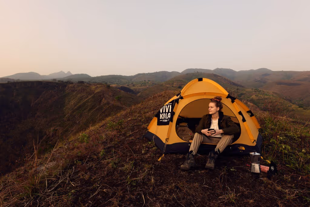 Das Erwachen auf einem Vulkan