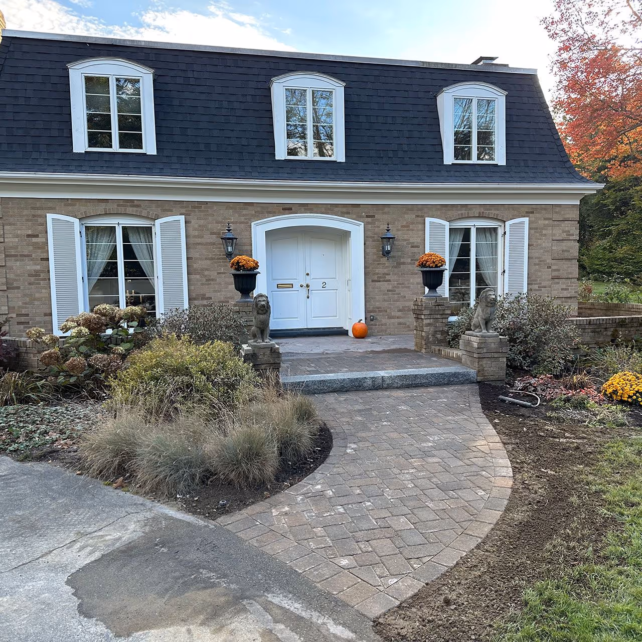 walkway installation near me Gardiner Maine CamCo Lawn Care