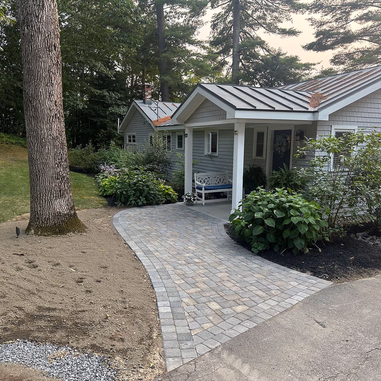 walkway pavers installation near me CamCo Lawn Care