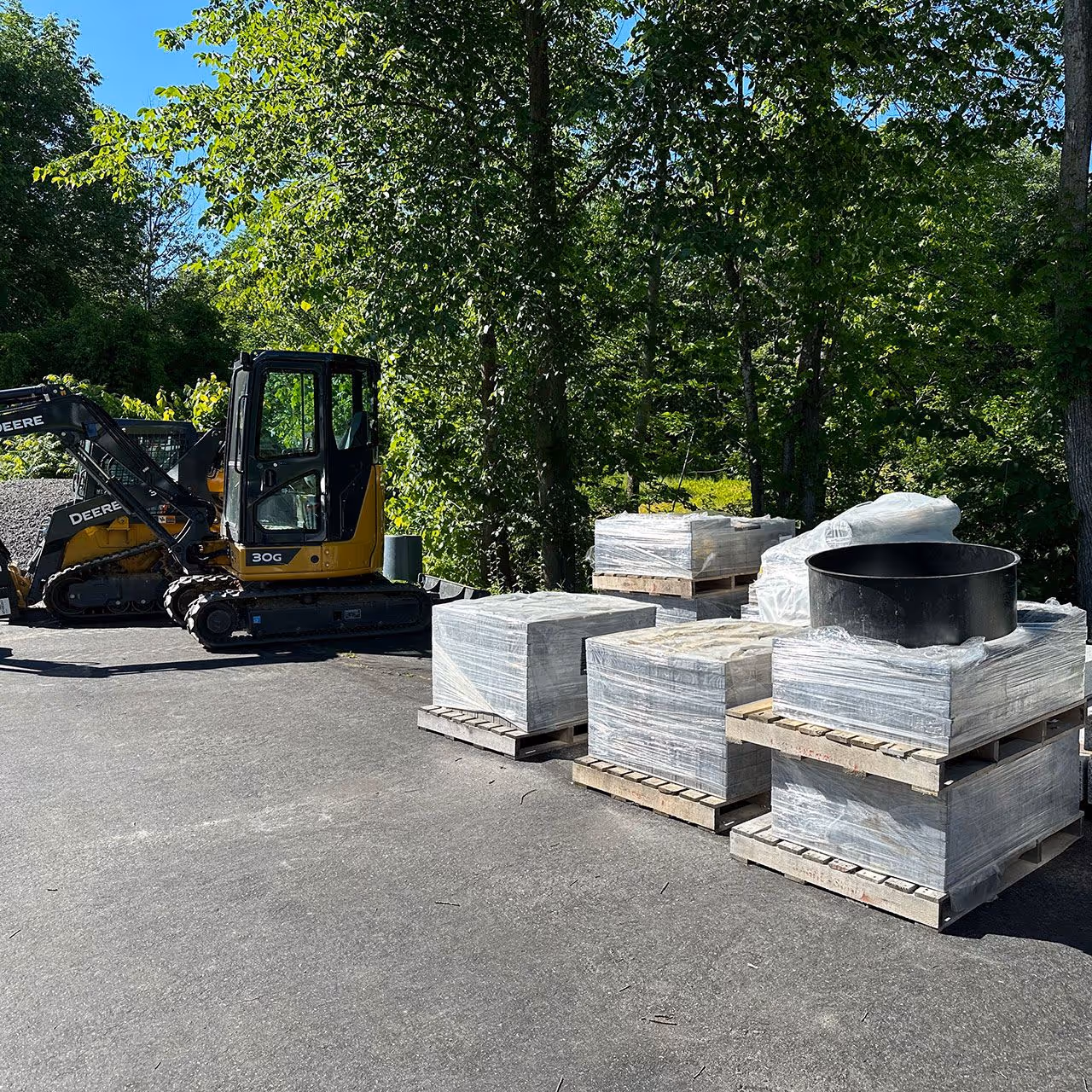 walkway paver patio installation near me CamCo Lawn Care