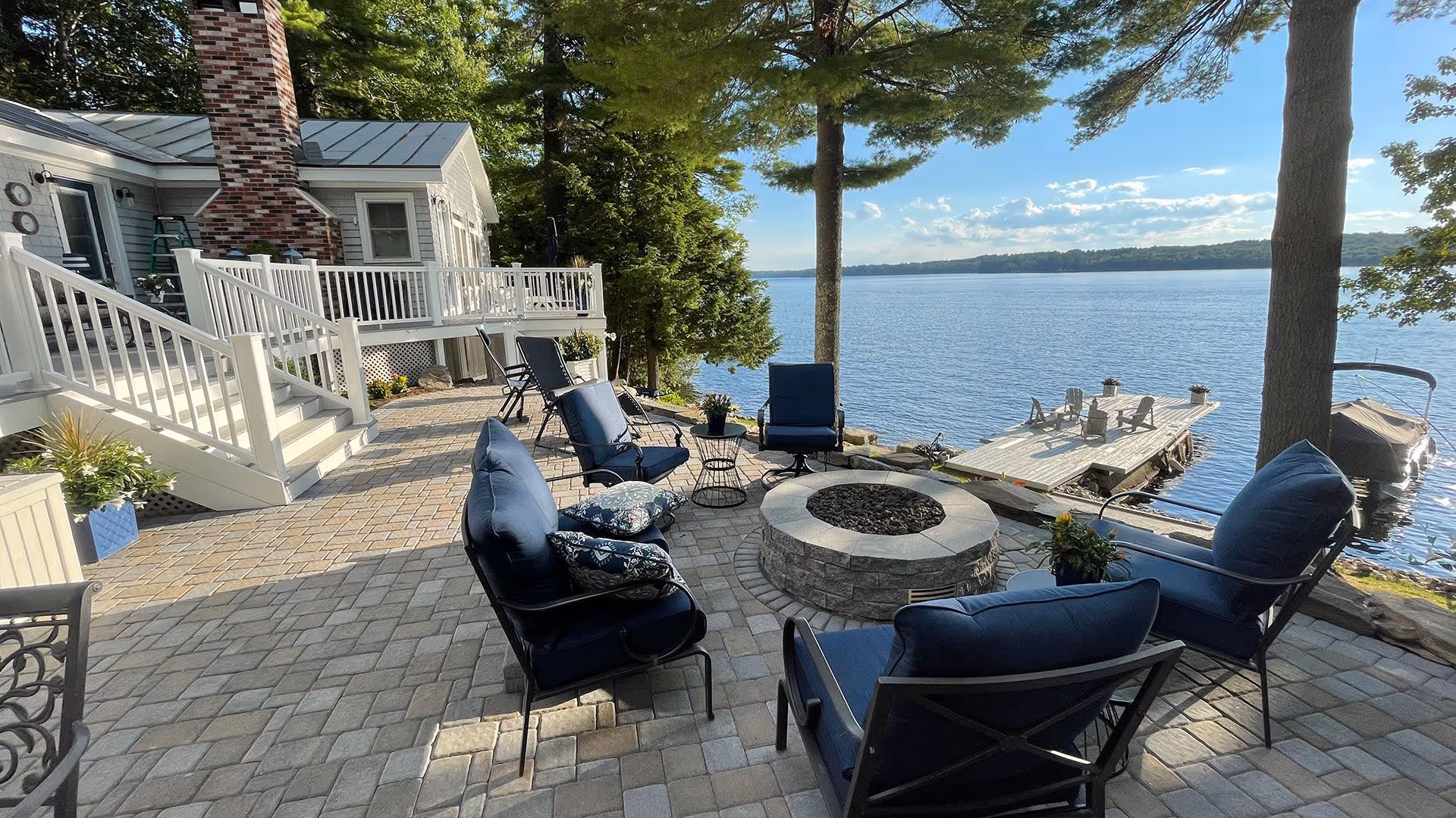 hardscaping near me patios and walkways Central Maine