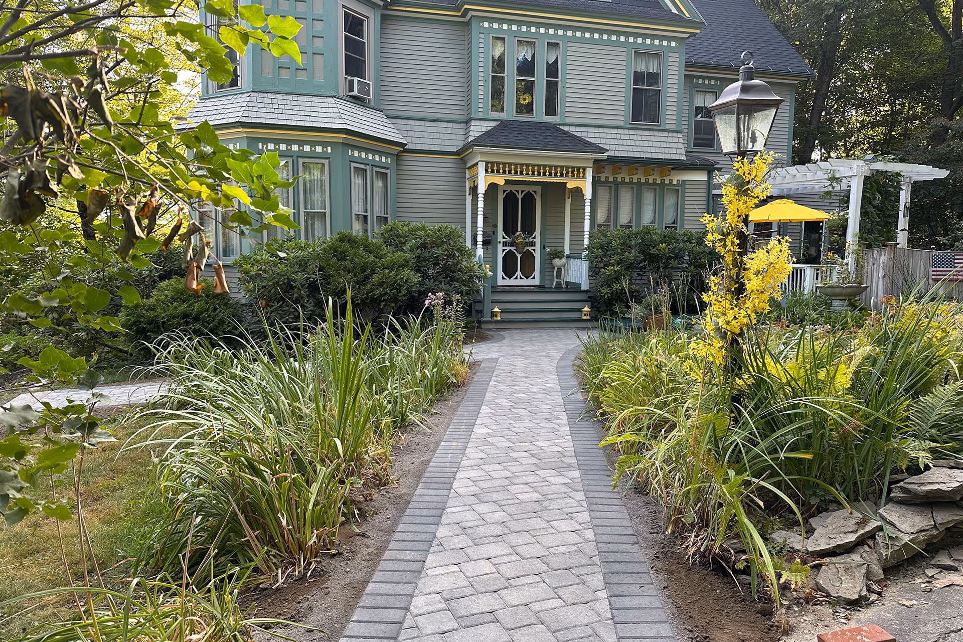 Gallery of lawn care, landscaping, and snow removal projects in Central Maine by CamCo Lawn Care