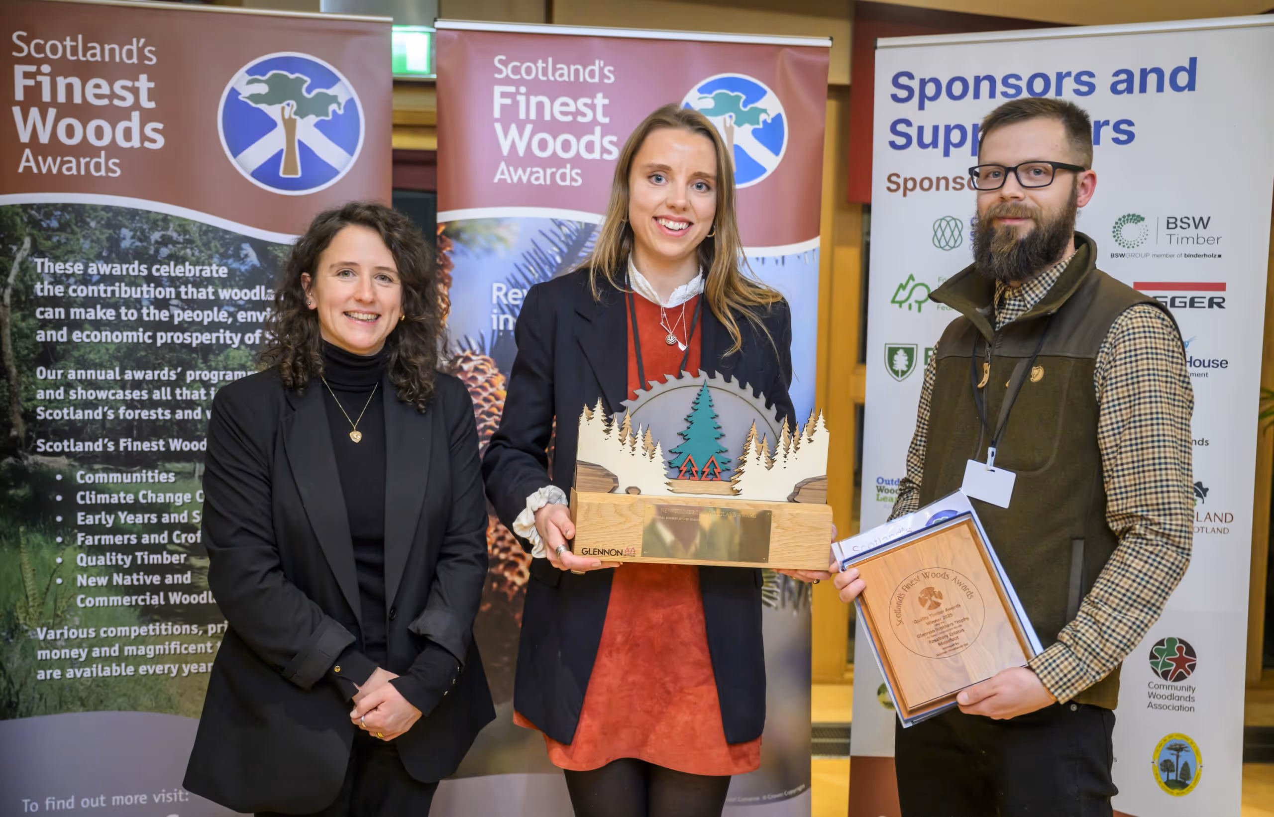 Glennon Brothers Trophy for New Commercial Woods