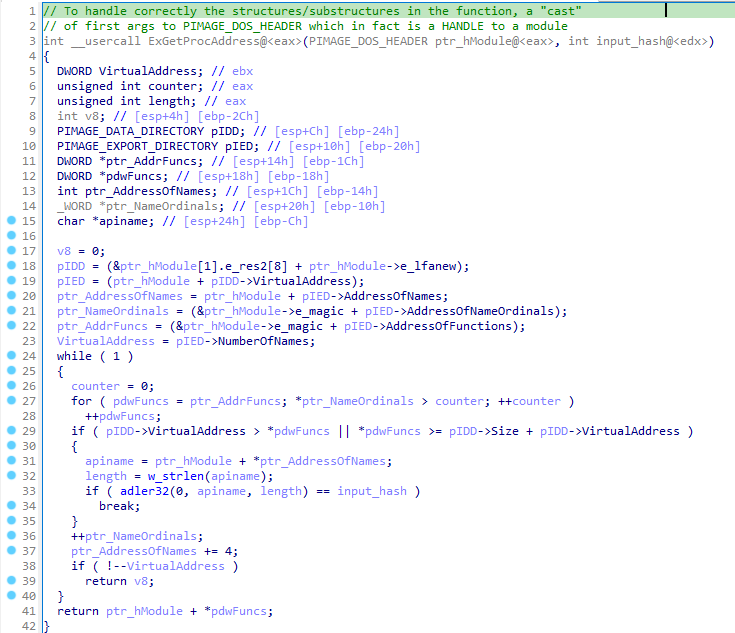Get syscall number