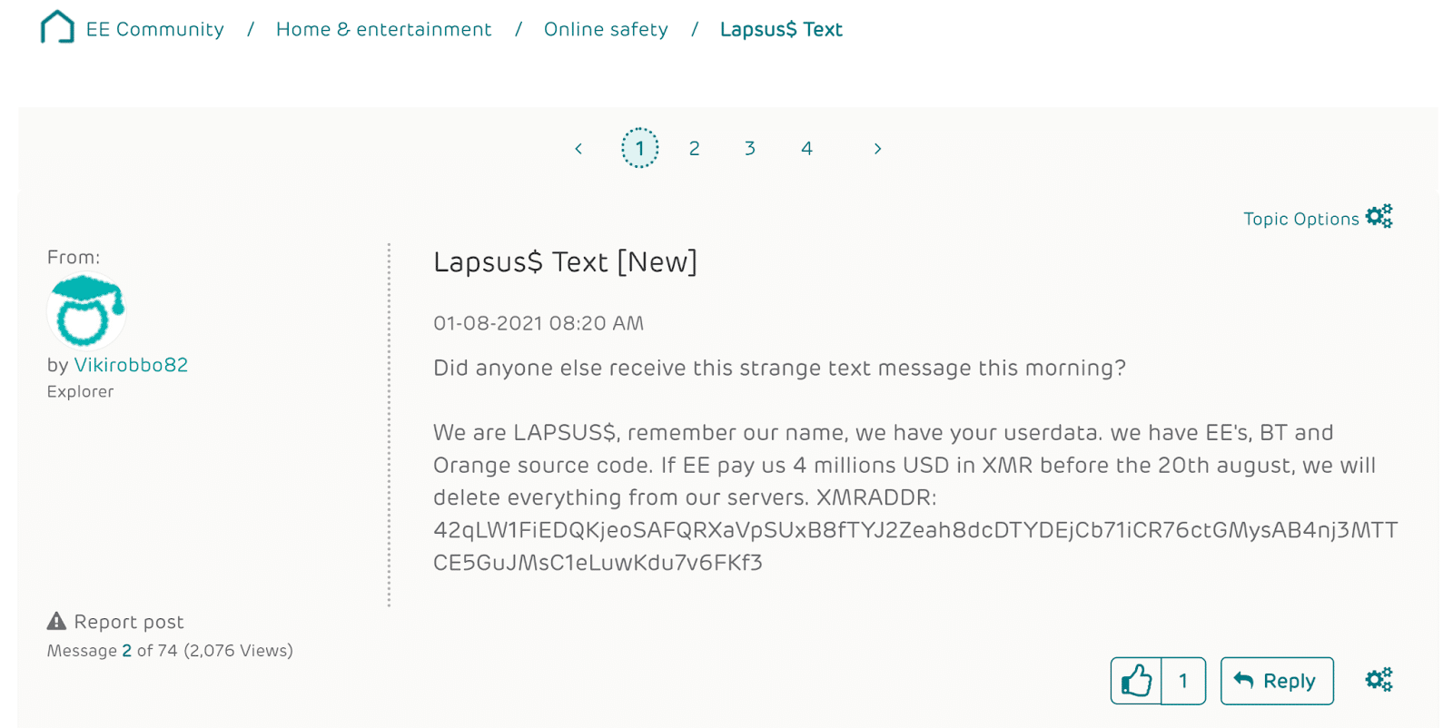 extortion attempts of Lapsus$