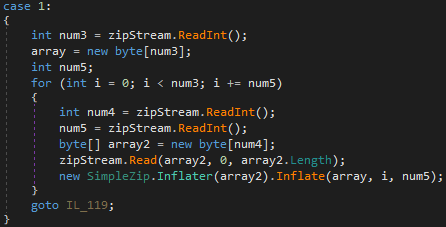Strings about spook ransomware
