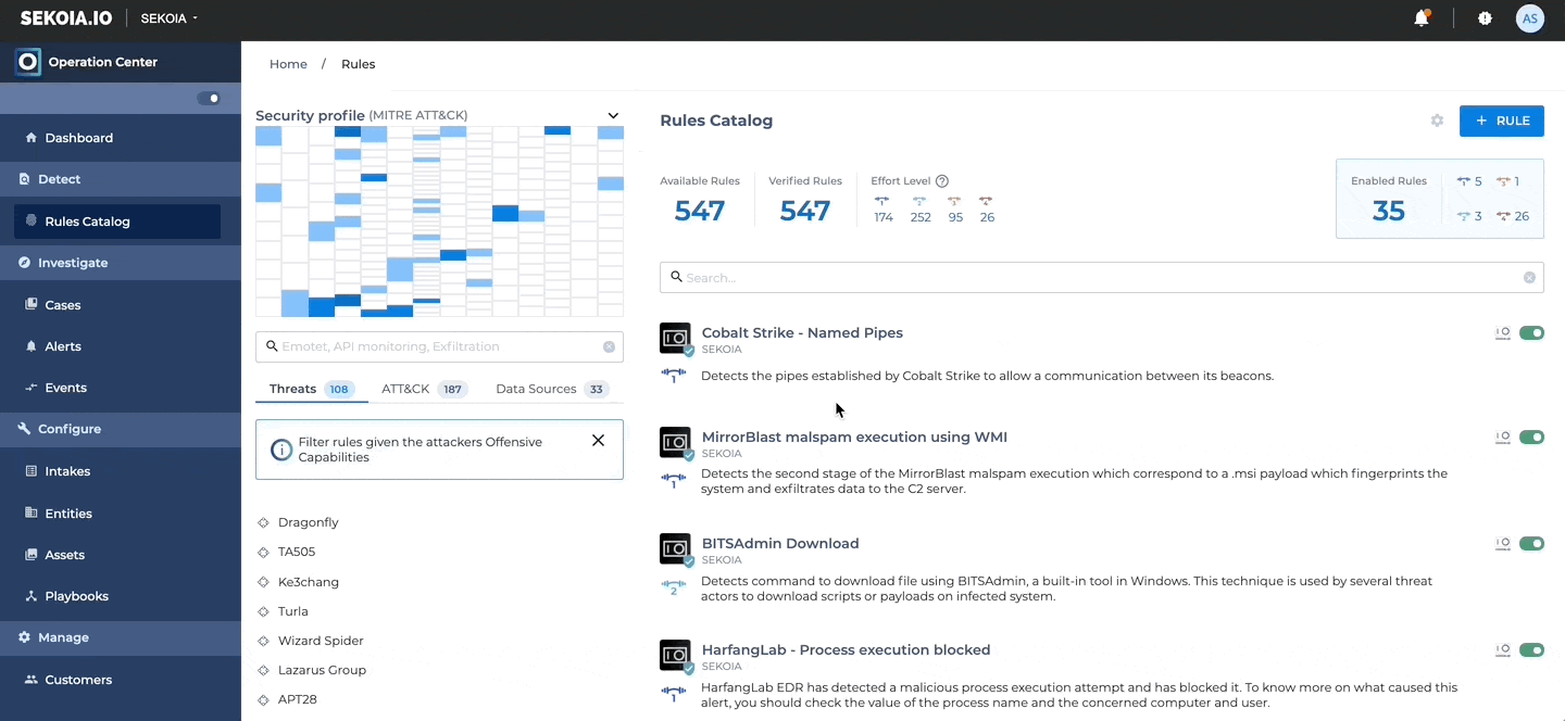 New Detection Rules on Sekoia platform