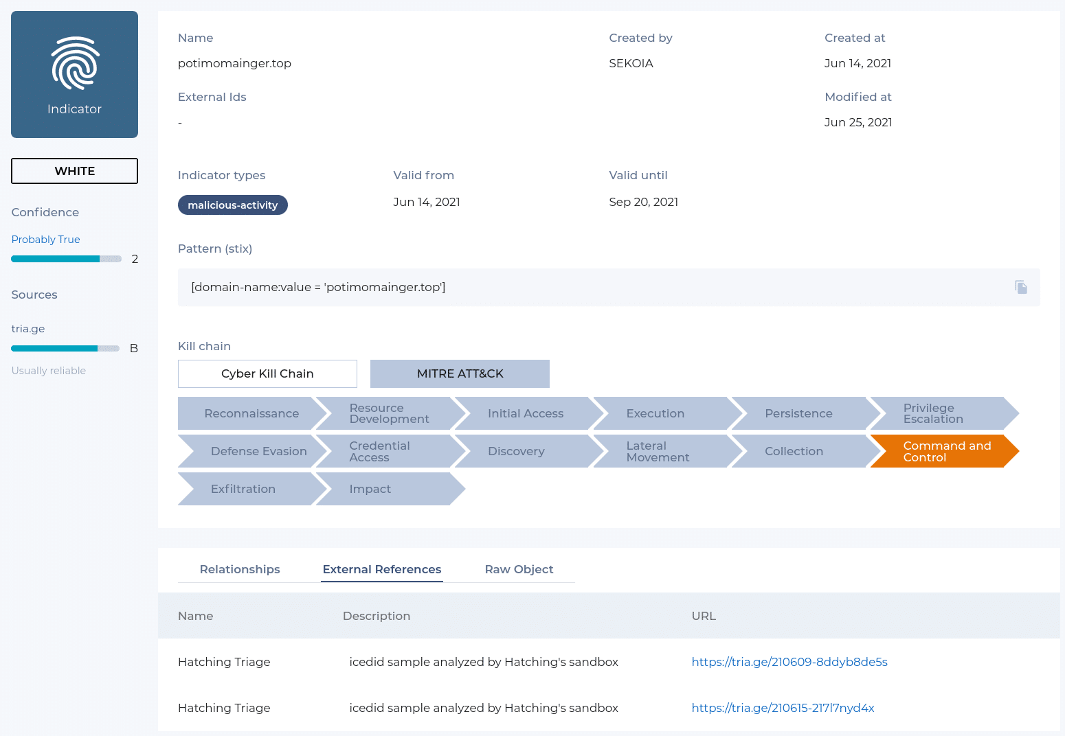 IcedID malware IoC and its context in Sekoia