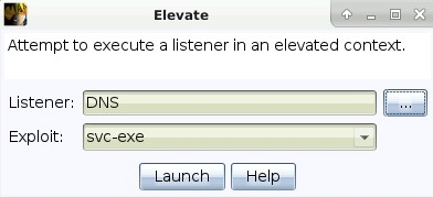 Privilege elavation configuration