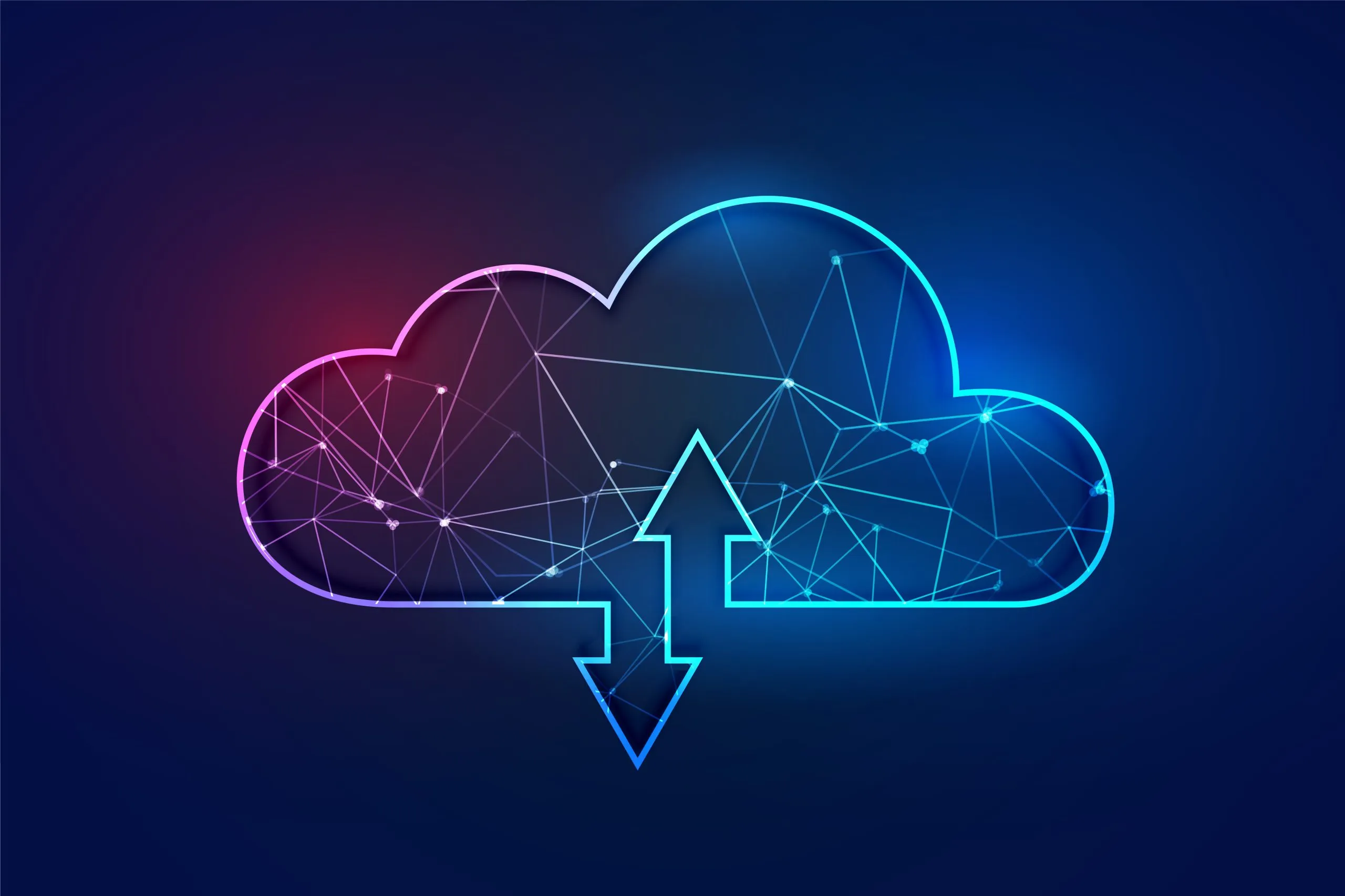 multi-coloured cloud graphic