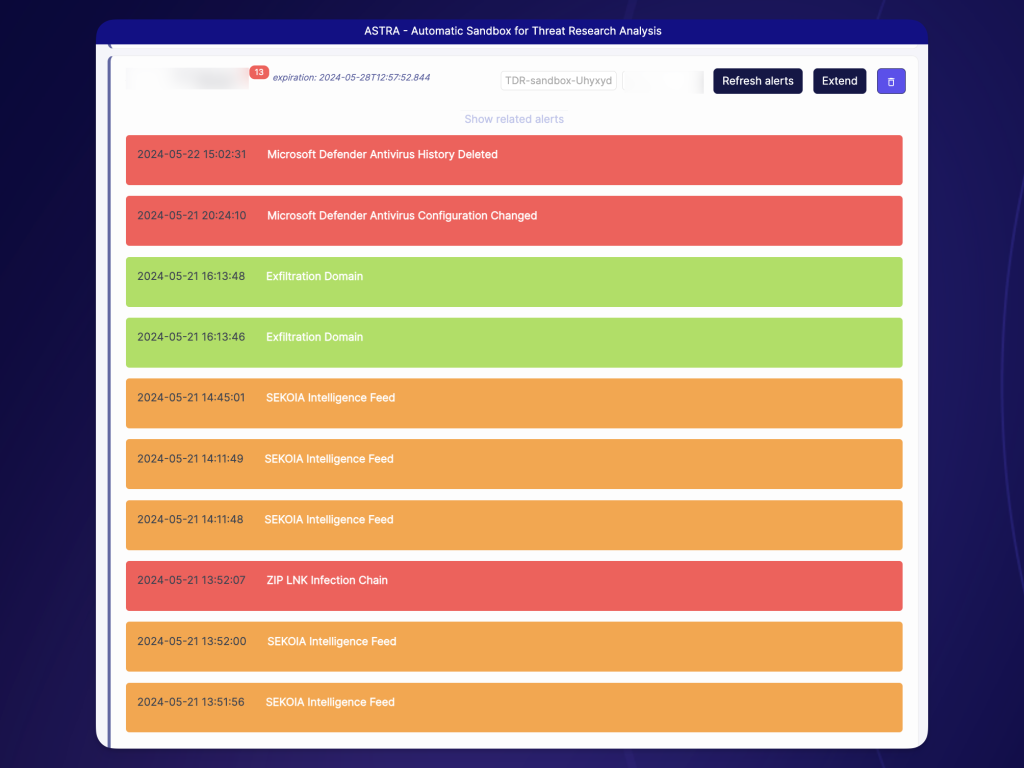 ASTRA, our Automatic Sandbox for Threat Research Analysis