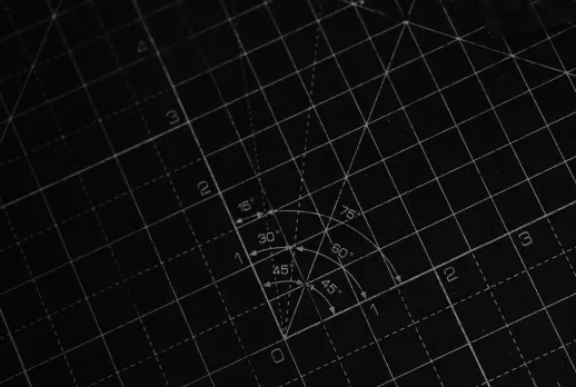 Black chart with white lines.