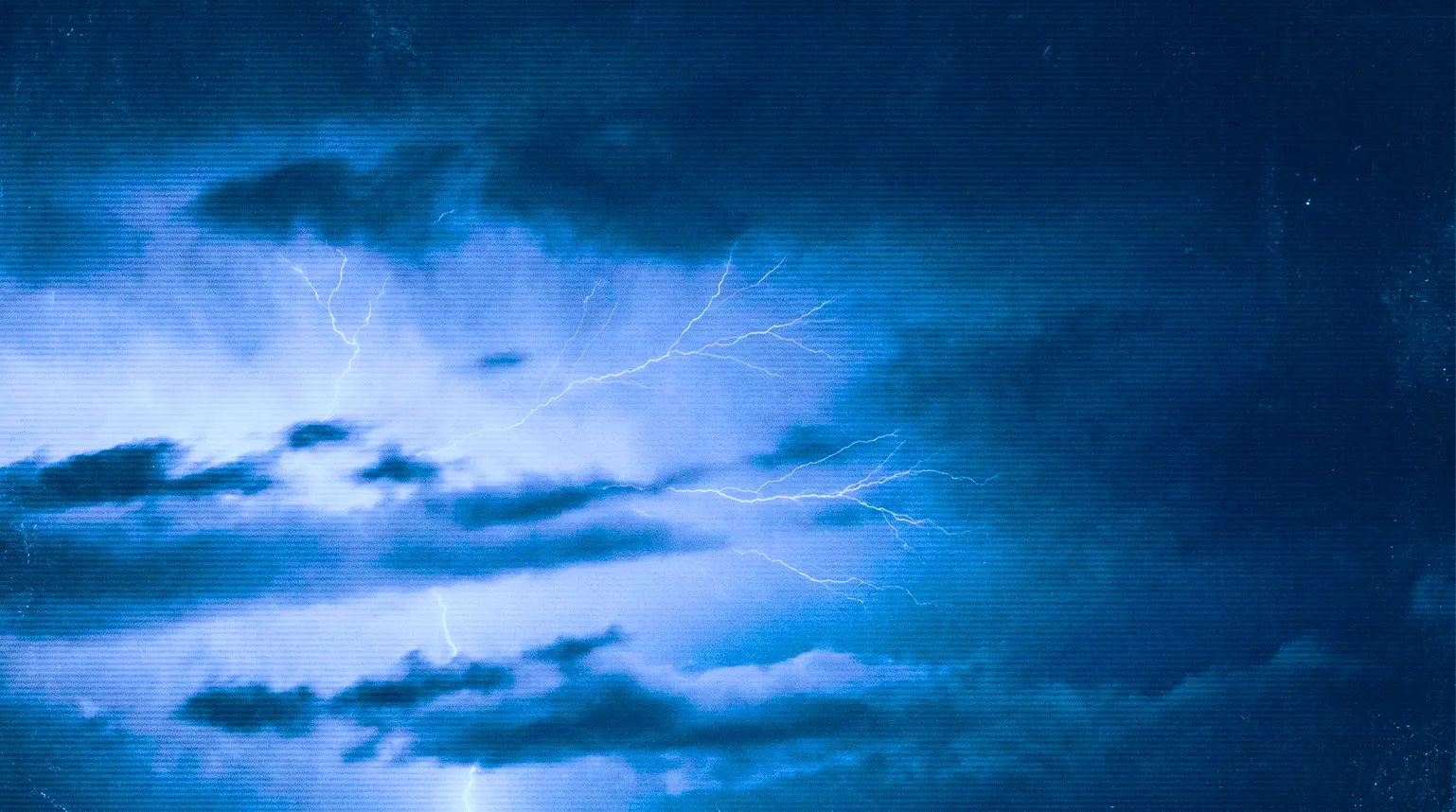An artistic, abstract image of lightning.