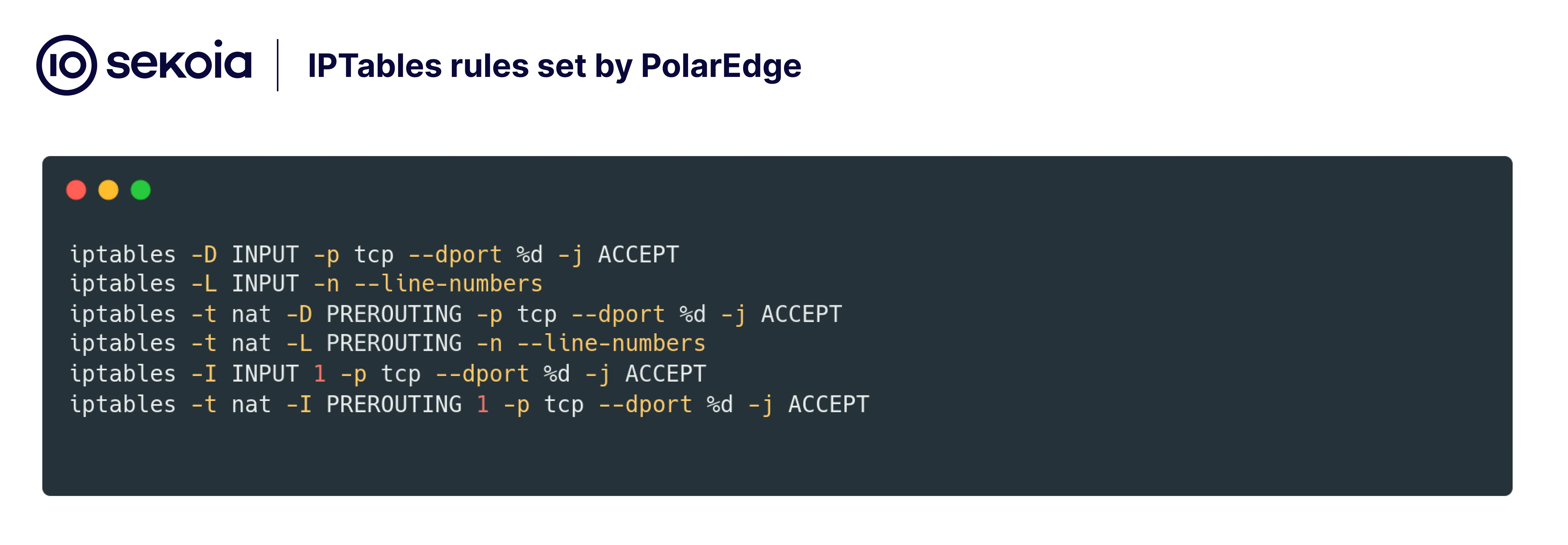 PolarEdge - firewall rule set by malware