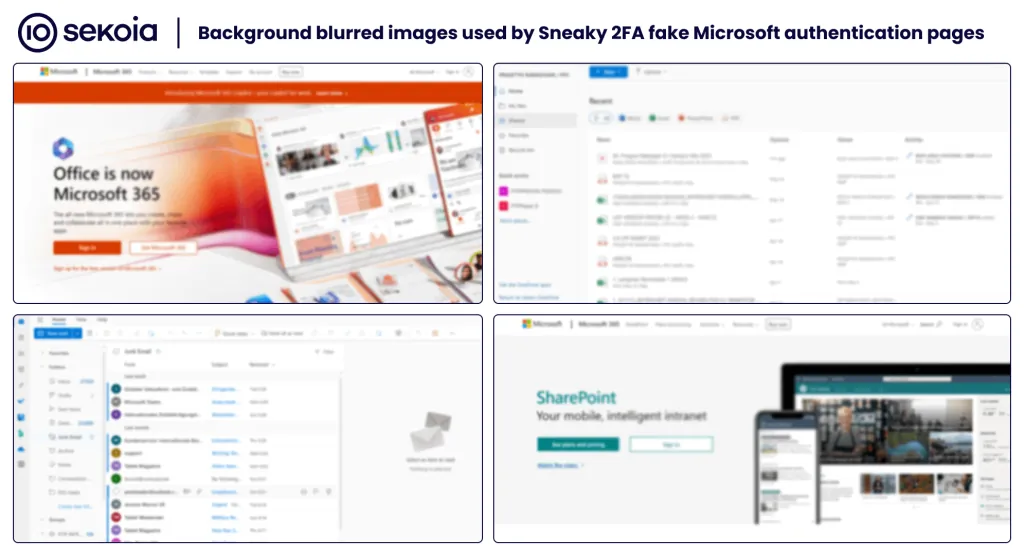 Background blurred images used by Sneaky 2FA