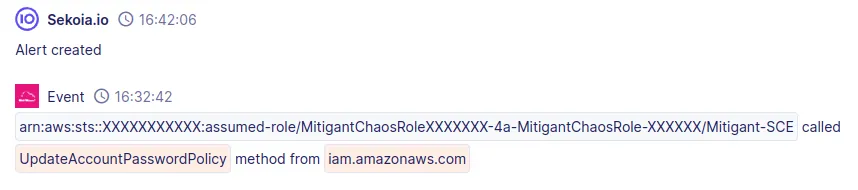 Detection scenario by Sekoia and Mitigant following an attack carried out by Scattered Spider in the cloud. Step: Privilege Escalation
Source: Emulating and Detecting Scattered Spider-like Attacks on AWS
