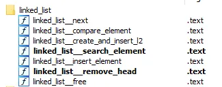 List of functions implementation in DiceLoader to use linked list