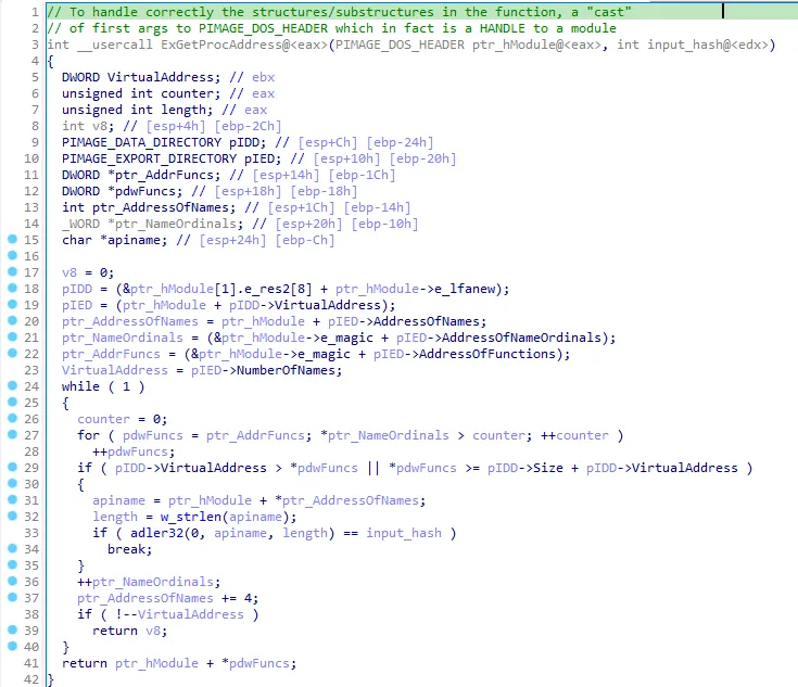 Get syscall number