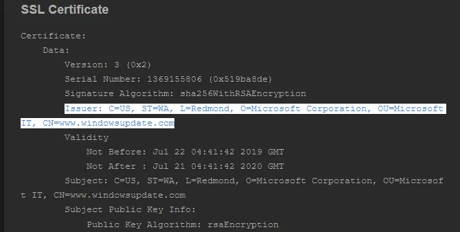 The relevant information is highlighted in white