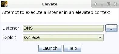 Privilege elavation configuration