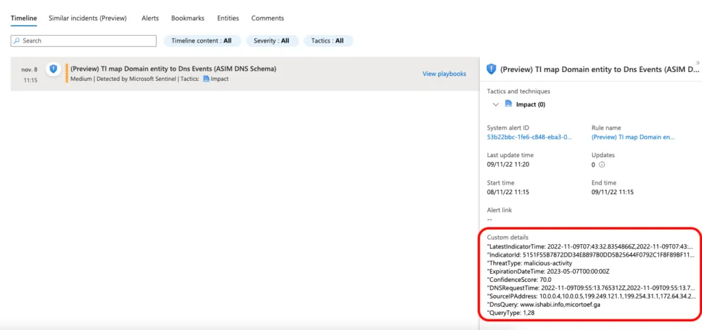 Incident details (SEKOIA.IO Sentinel One)