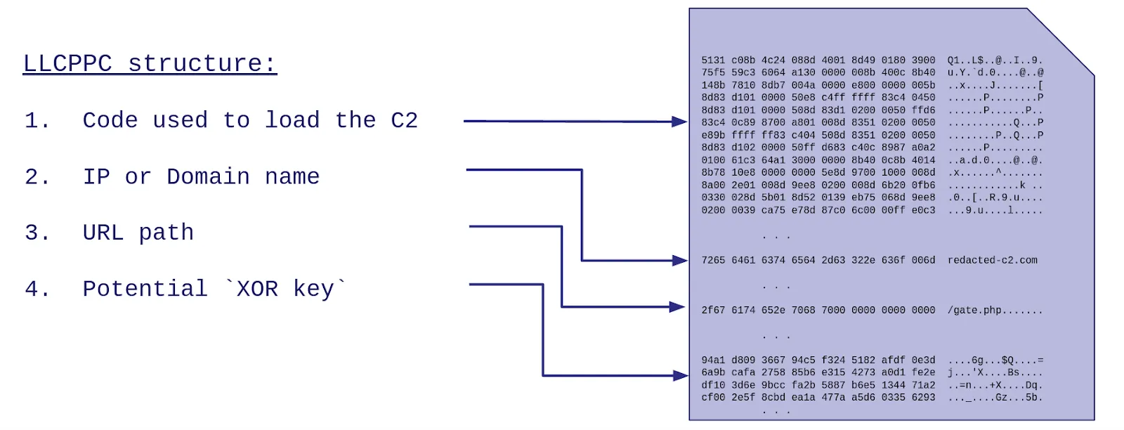 LLCPPC section structure