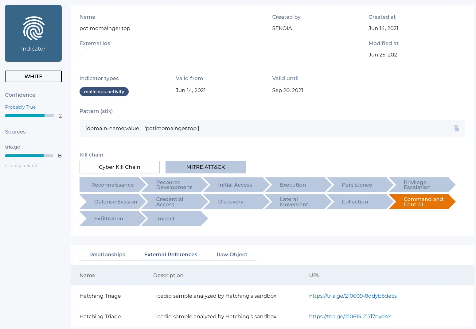 IcedID malware IoC and its context in Sekoia